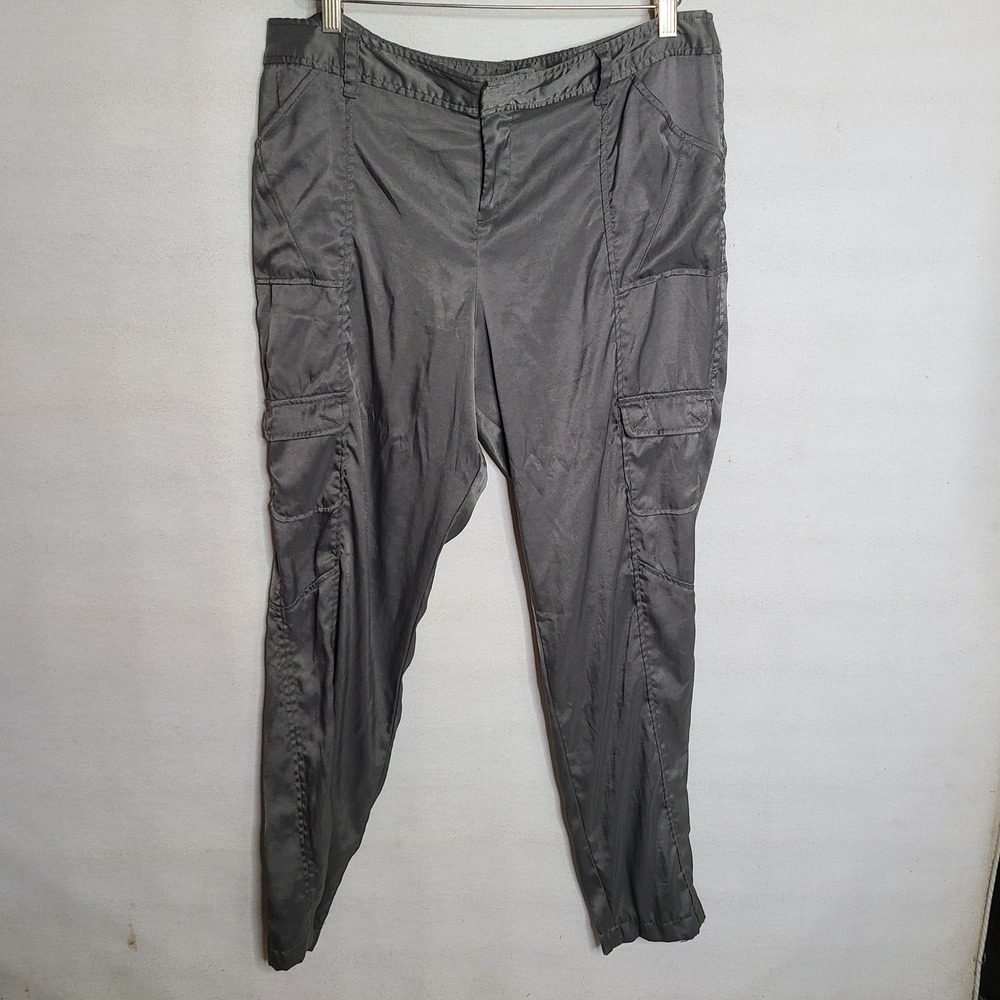 Simply Vera Vera Wang Olive Green Cargo Pants Joggers Womens Size 12 Casual
